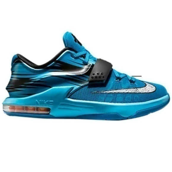 Nike Other - NEW Nike KD 7 Mens 10 Blue Clearwater Low Top Basketball Shoes Sneakers